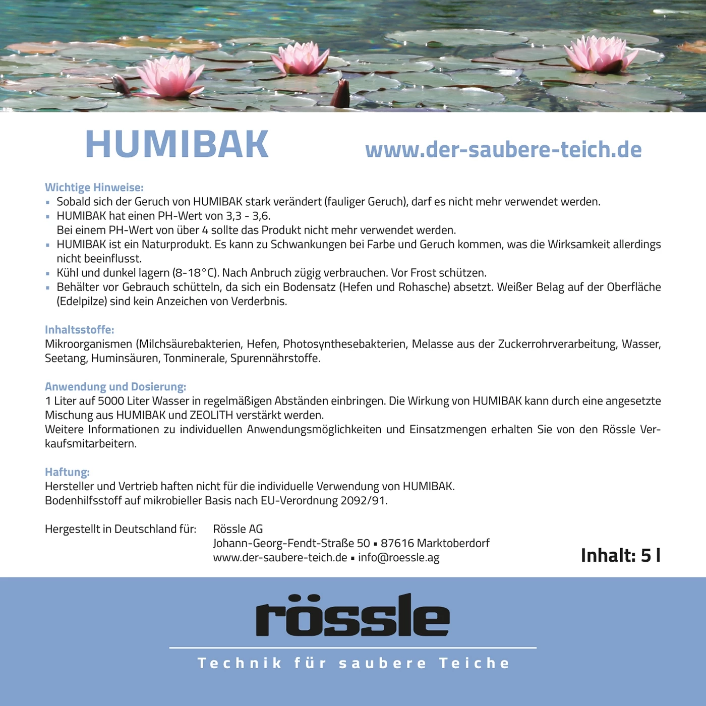 HUMIBAK, 5 l