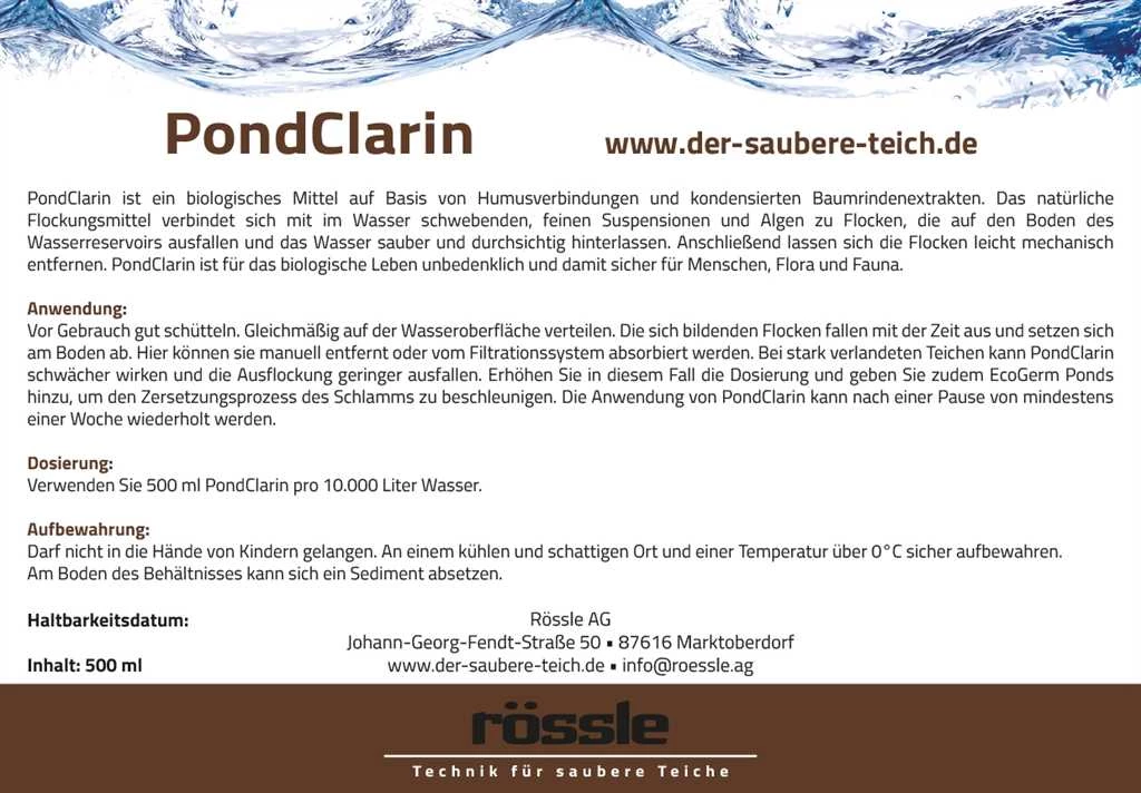 PondClarin, 500 ml
